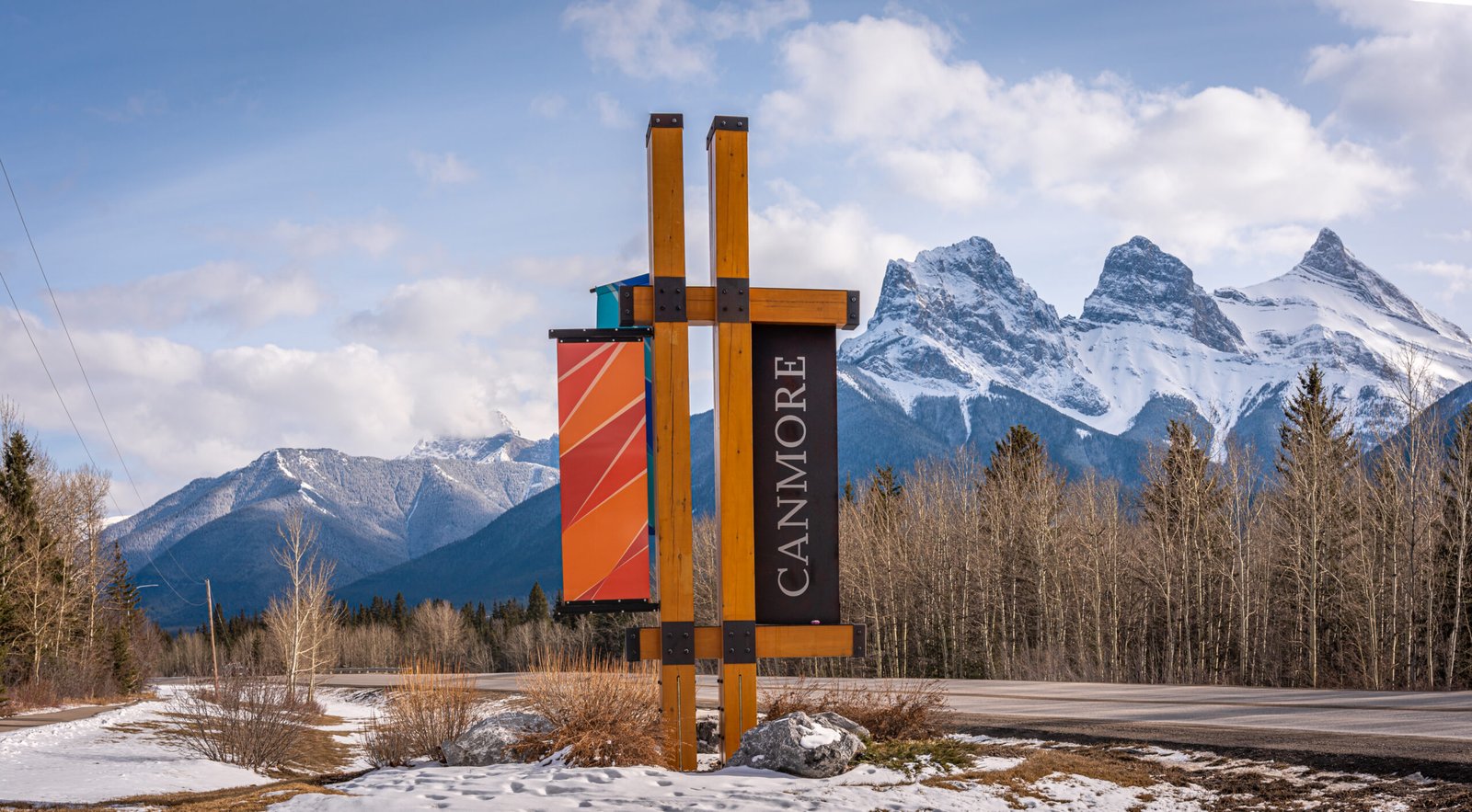 Canmore Welcome sign