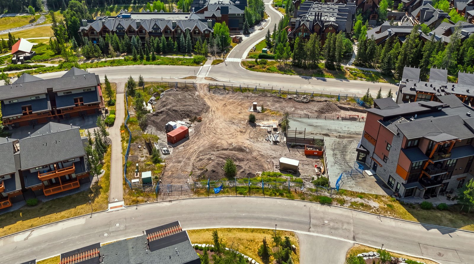 Modern mountain architecture at The Summit Collection in Three Sisters Mountain Village
